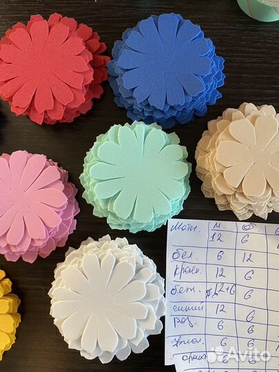 Цветы из фоамирана