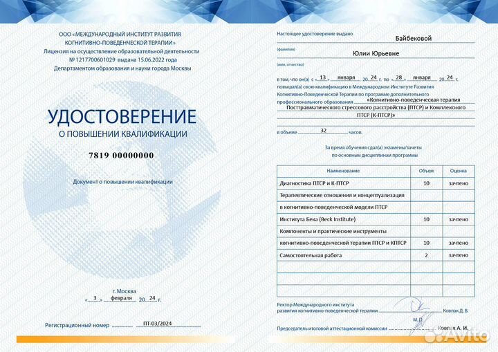 Психолог психотерапевт тревога депрессия