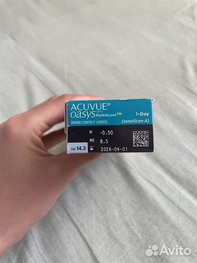 Линзы acuvue oasys