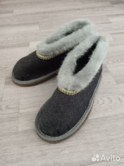 Кукморские чуни войлочные