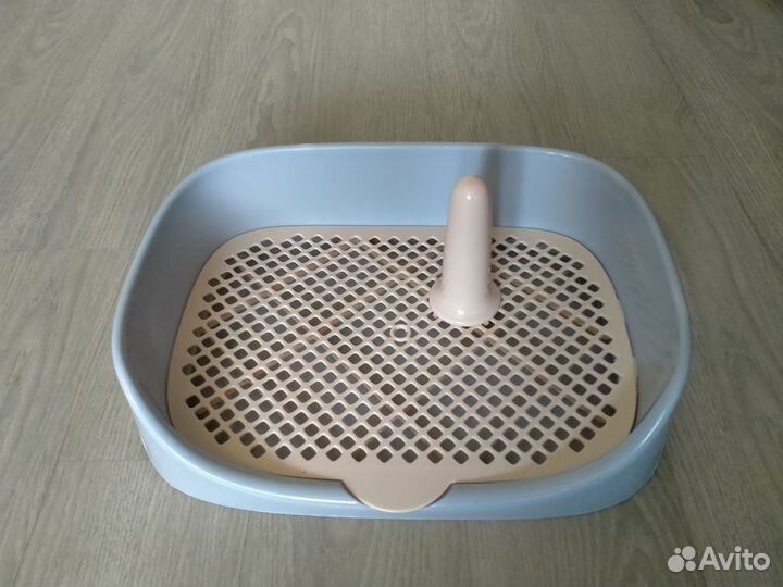 Лоток для собак со столбиком