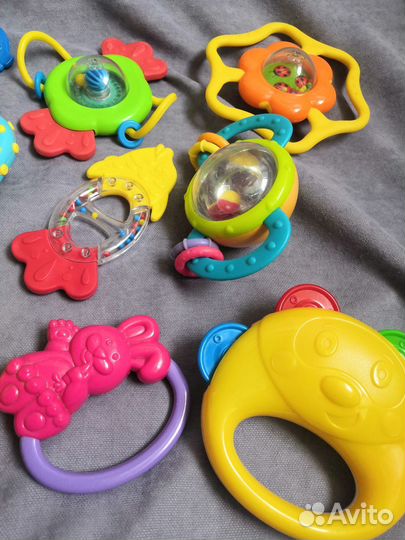 Игрушки пакетом погремушка прорезыватель