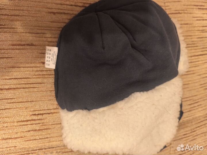 Шапка для мальчика новая синяя разм 54