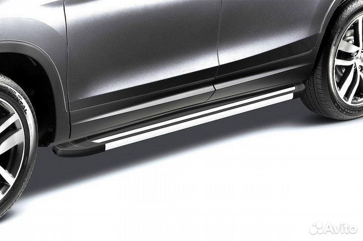 Пороги алюминиевые Hyundai IX-35