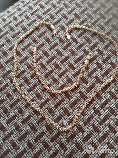 Колье с браслетом