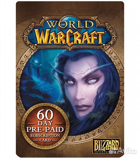 EU/RU/Тайм карта/ Игровое время WoW 60 дней