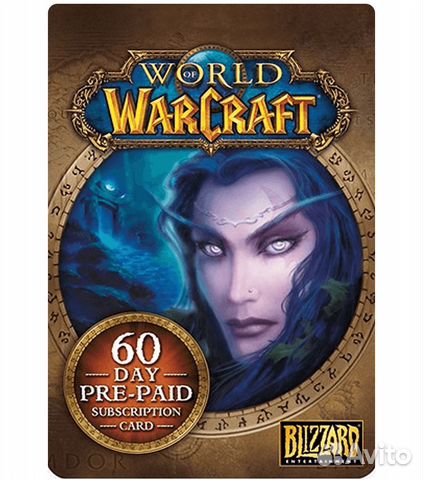 EU/RU/Тайм карта/ Игровое время WoW 60 дней