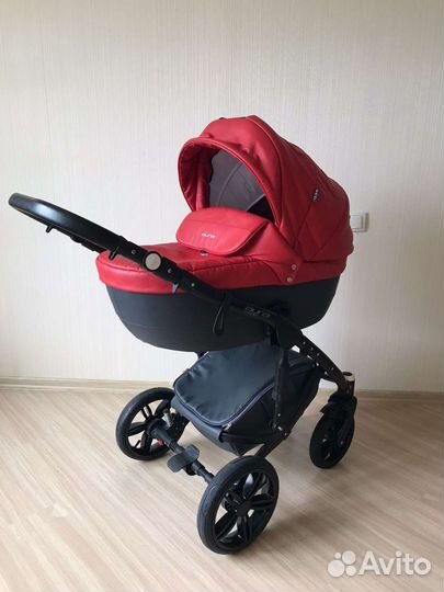 Коляска 2 в 1 ecco кожа