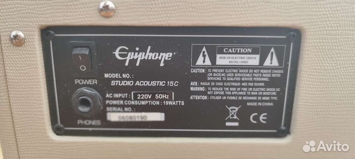Комбоусилитель Epiphone Studio Acoustic 15C