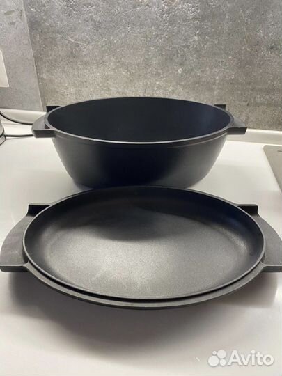 Новая чугунная гусятница