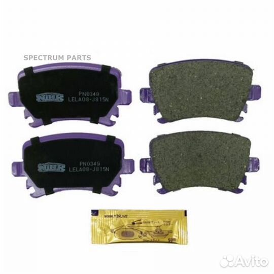 Колодки NiBK PN0349 nibk PN0349