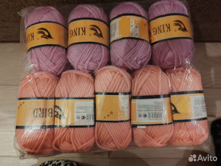 Пряжа акрил 10 мотков по 25 гр