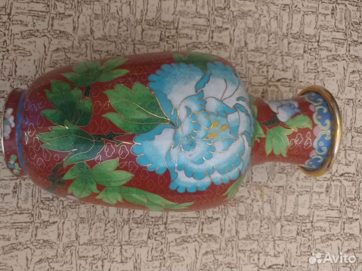 Ваза китайская клуазоне