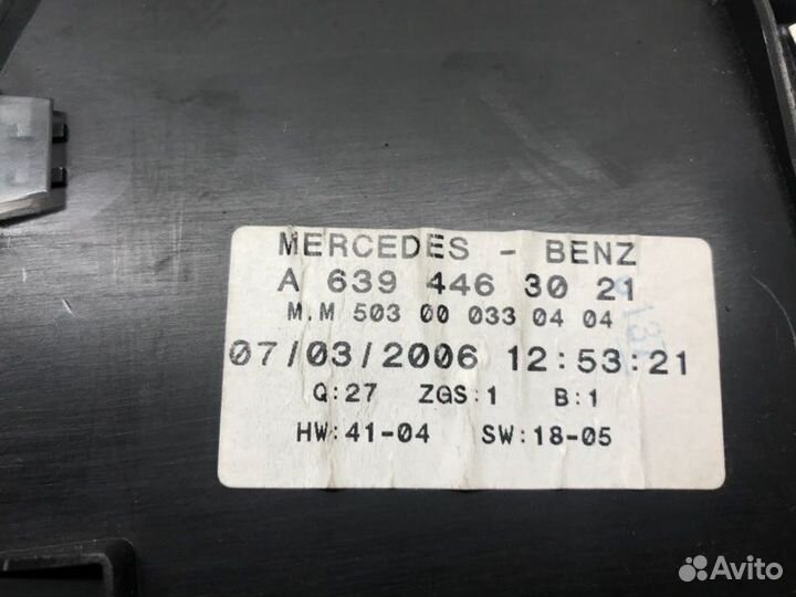 Щиток приборов Mercedes Vito W639 ом646 2006