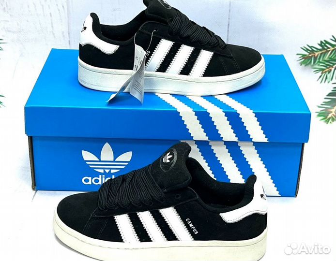 Кроссовки Adidas Campus 00s Black Люкс