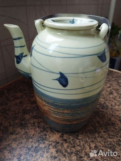 Сервиз винтажный чайный на 4 персоны керамический