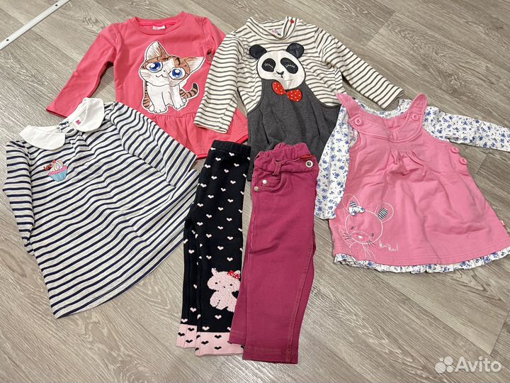 Вещи пакетом для девочки 80