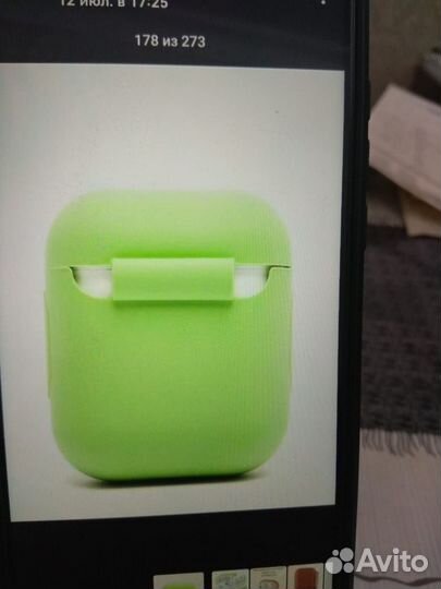 Чехол для наушников airpods 1,2