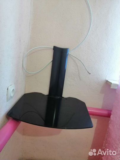 Полка из колённого стекла, большая