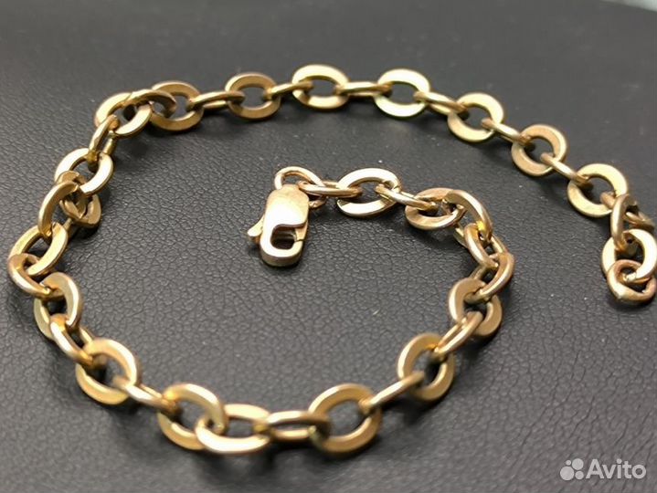 Золотой браслет 585 пробы массой 7.3 грамма (19.5