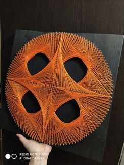 Картина в технике стринг арт