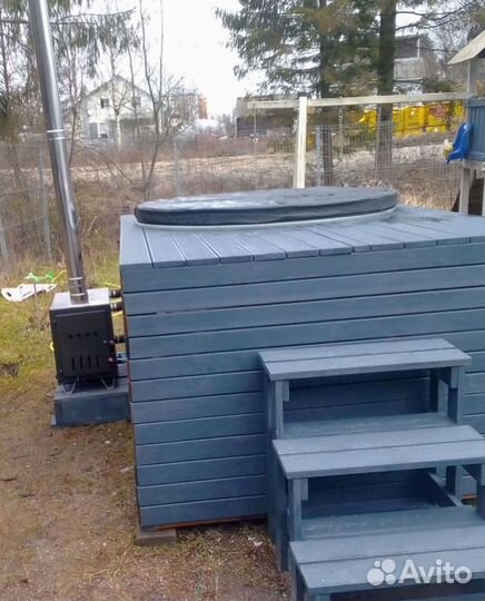 Банный чан купель с подогревом Ирий Комфорт