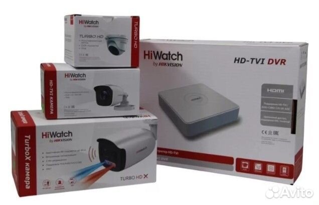 Hiwatch комплект камер HD-TVI
