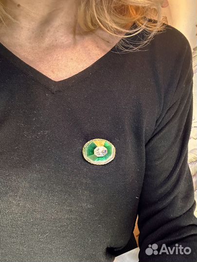 Редкая старинная брошь нэп