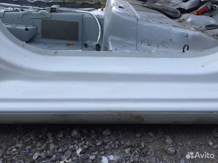 Порог со стойкой левый Skoda Rapid 2012-2020