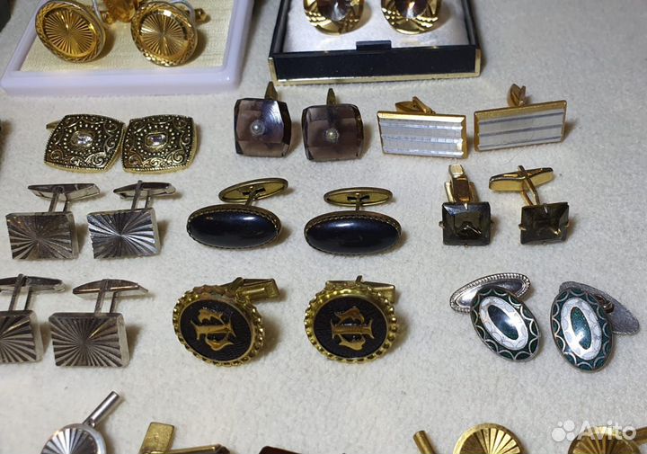 Запонки и зажимы для галстуков. СССР