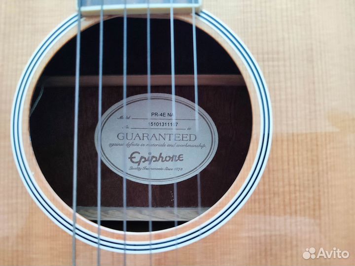 Гитара электроакустическая epiphone PR-4E NA Новая