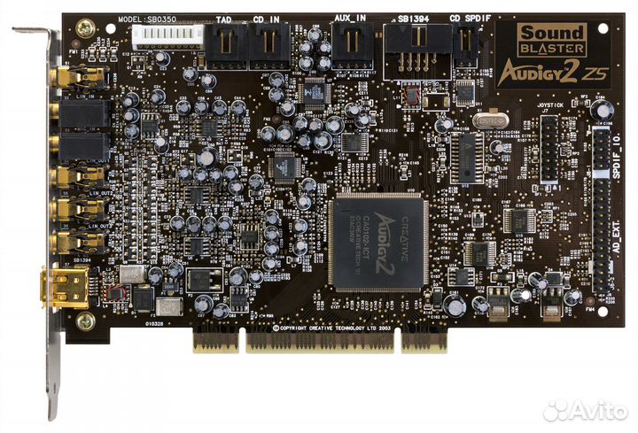 Creative Audigy2 ZS SB0350 with 1394