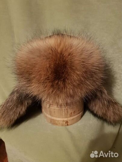 Шапка енот малахай