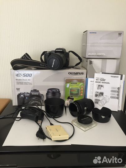 Фотоаппарат Olympus E-500(комплект,доп.аксессуары)