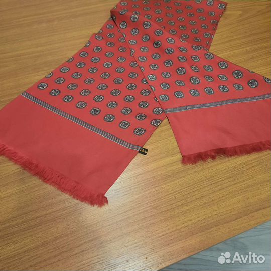 Мужской шарф кашне шёлковый. италия