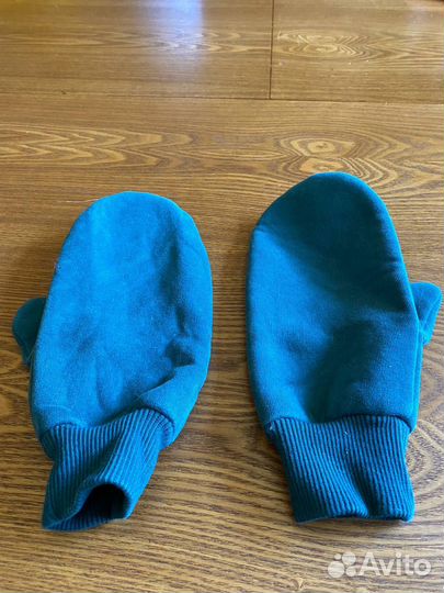 Варежки женские из футера