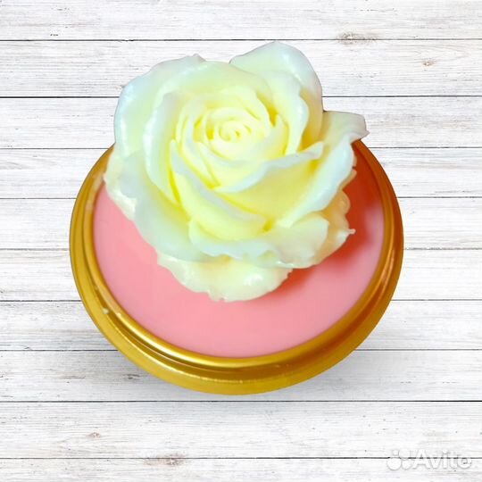 Мыло ручной работы цветы