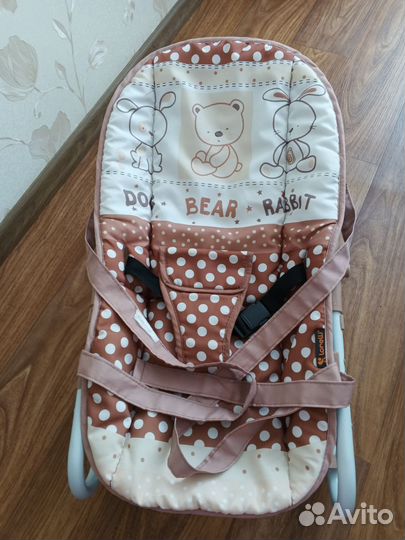 Шезлонг для новорожденных бу