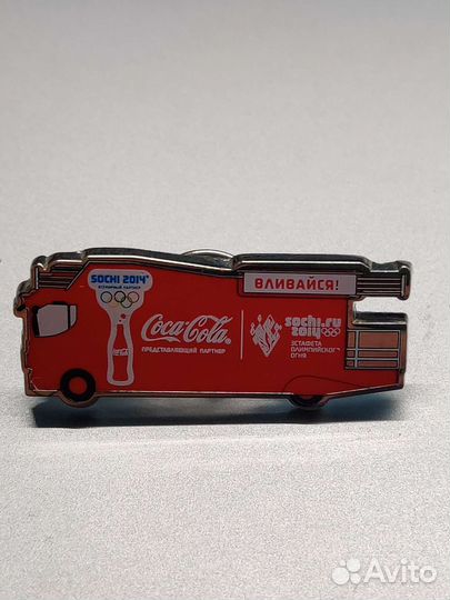 Значок Сочи 2014. Coca-Cola
