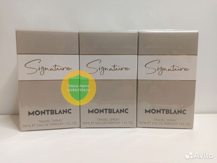 Montblanc Signature 30мл оригинал