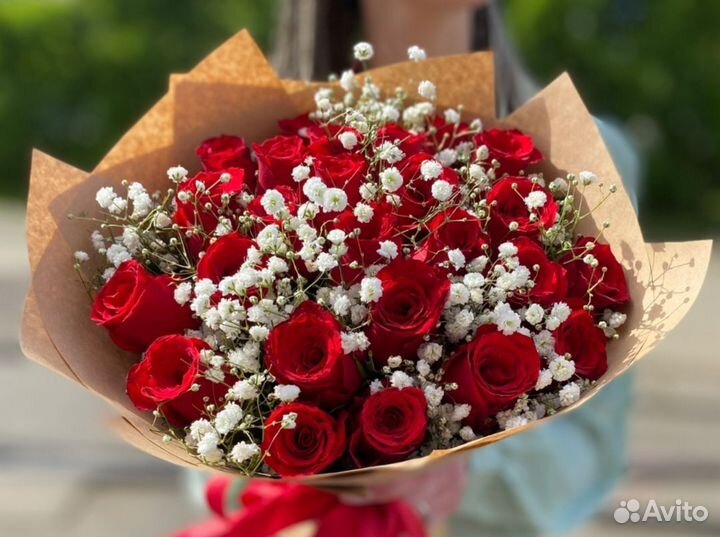 Живые цветы букеты