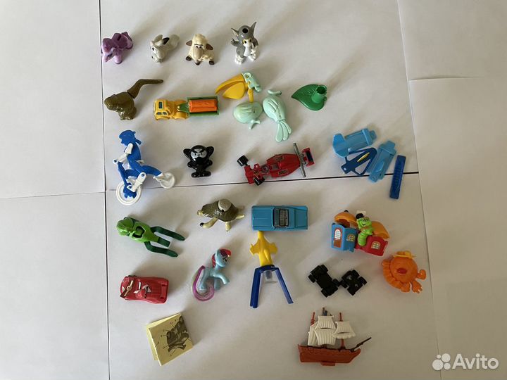 Игрушки из киндера - не комплект (запчасти)