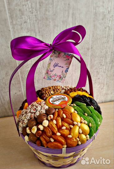 Ореховая корзинка/вкусный букет/подарок/выпускной