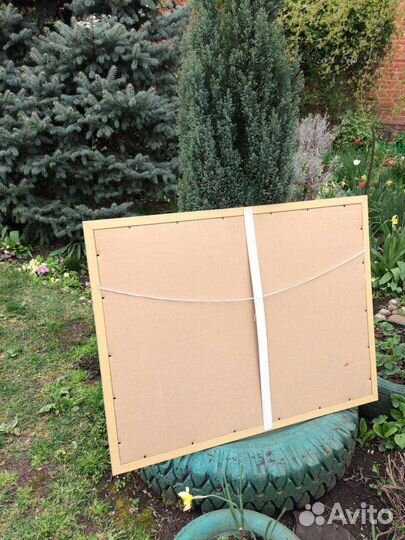 Картина постер К. Малевич Скачет красная конница