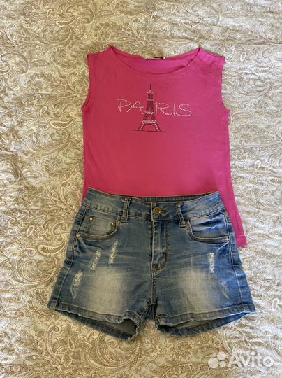 Шорты и юбочки на девочку на р134-140,146,152,158