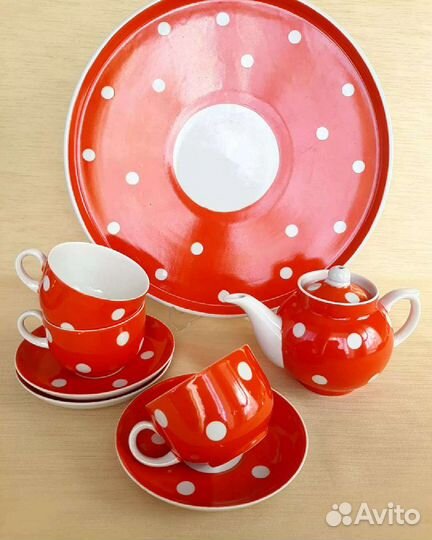 Чайный сервиз Горошек Дулёво