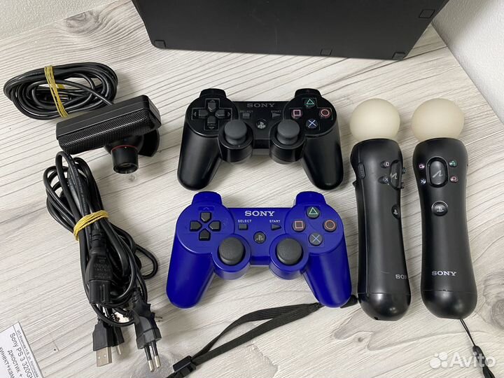 М. Sony PS3 slim 320gb прошитая