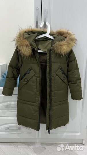 Пуховик зимний для девочки