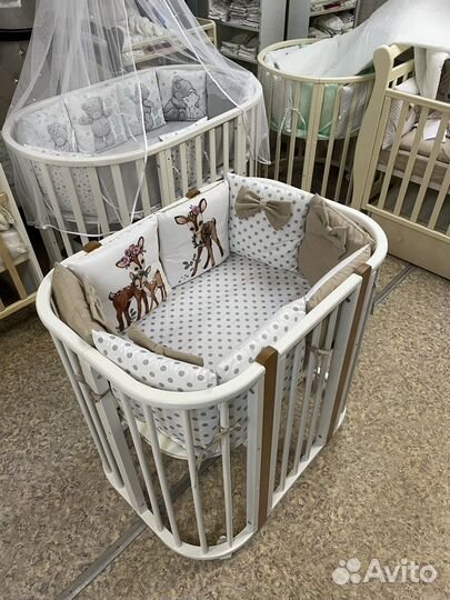 Детская кроватка Nuvola Lux