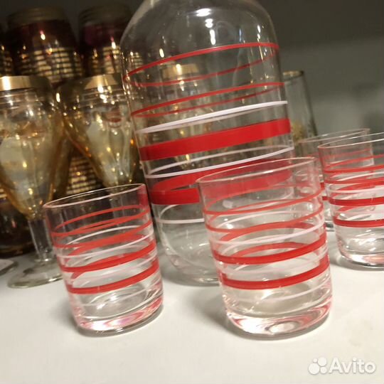 Графин и стопки стекло